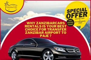Why Choose Zanzibarcars Rentals For Transfer Zanzibar Airport to Nungwi,Jambiani,Paje ?